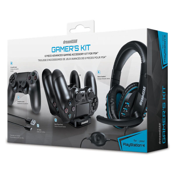 Picture of dreamGEAR Gamer's Kit for PS4 - Black