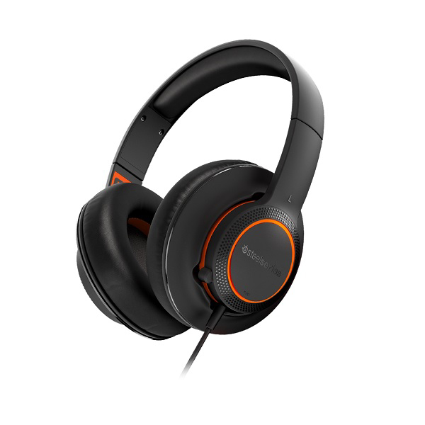 Picture of SteelSeries Black & Orange Siberia 100 3.5mm Headset