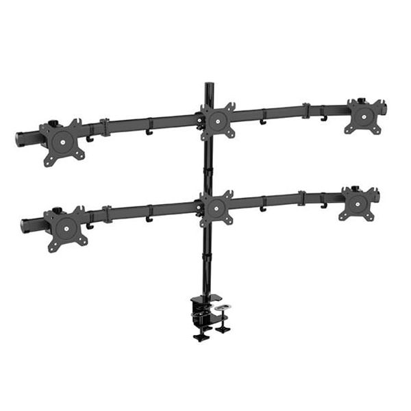 Picture of Six Monitors Desk Mount Easy Adjust