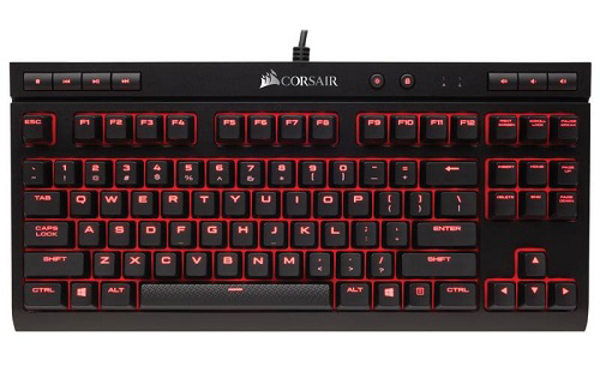 Picture of Corsair K63 Compact Mechanical Gaming Keyboard Cherry MX Red Wired