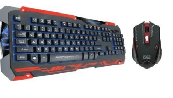 Picture of Dragonwar Sencaic Keyboard + Mouse Combo set BLACK