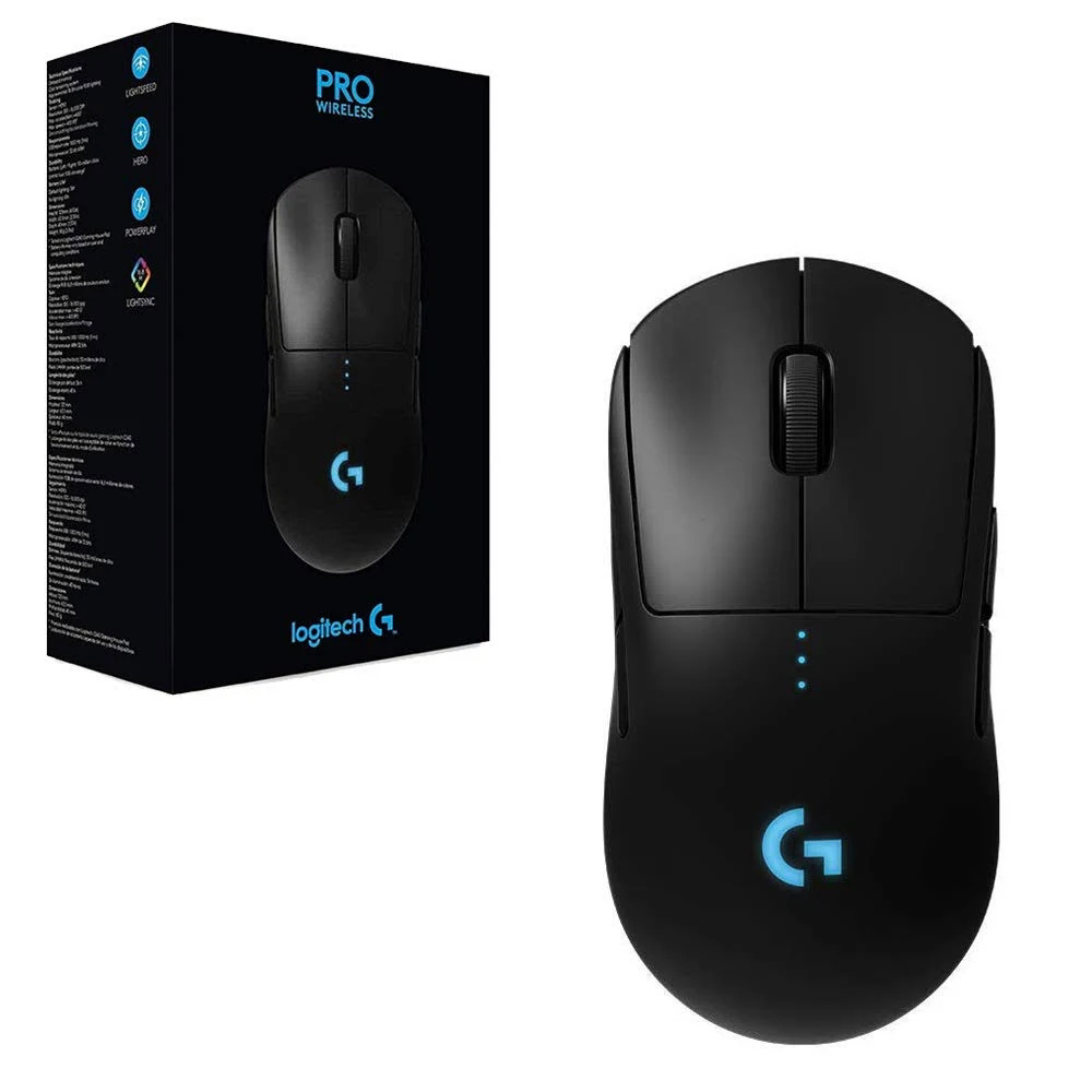 GamerWare. Logitech 910005274, G Pro Wireless Gaming Mouse, 100