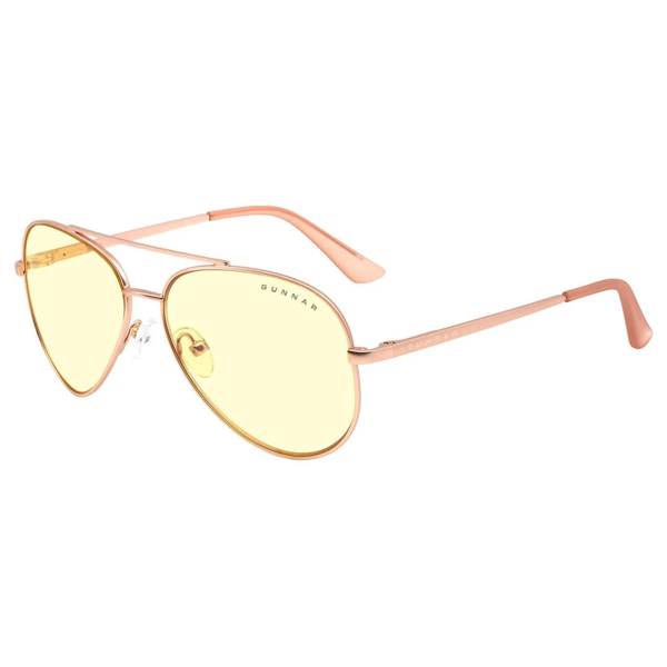 Picture of Maverick Amber Rose Gold Indoor Digital Eyewear - for eye strain