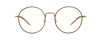 Picture of Ellipse Clear Black Gold Indoor Digital Eyewear - eye strain glasses