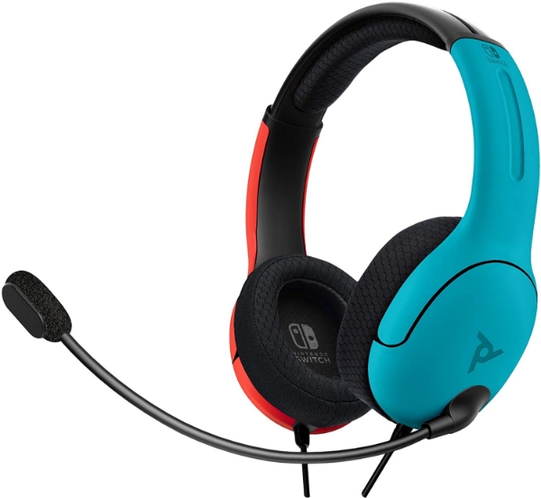 Picture of Nintendo Switch PDP LVL40 Wired Gaming Headset (Blue/Red)